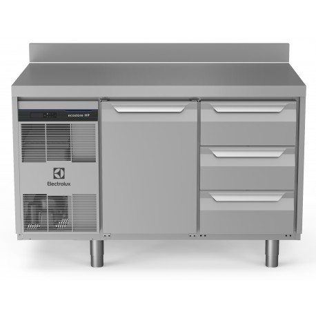 Хладилна маса, 1 врата, 3х1/3 чекмеджета, 290 л, -2/+10 оС
