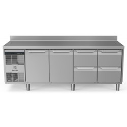 Хладилна маса, 2 врати, 4 чекмеджета, 590 л, -15/-22 оС