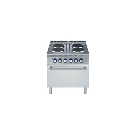 Ел. печка Electrolux с 4 кръгли котлона + ел. фурна