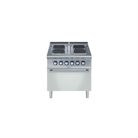 Ел. печка Electrolux с 4 квадратни котлона + ел. фурна