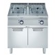 Електрически фритюрник 2х7 л върху шкаф Electrolux
