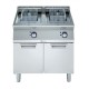 Електрически фритюрник 2х14 л върху шкаф Electrolux