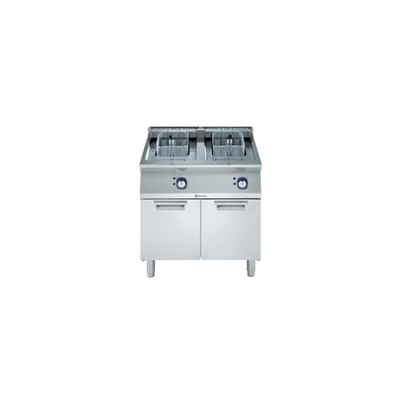 Електрически фритюрник 2х14 л върху шкаф Electrolux