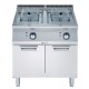 Електрически фритюрник 2х15 л върху шкаф Electrolux
