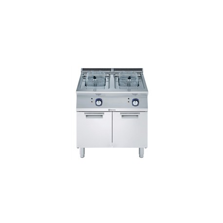 Електрически фритюрник 2х15 л върху шкаф Electrolux