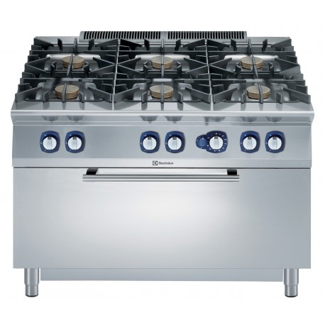 Газова печка 6 горелки + газ. фурна, Electrolux